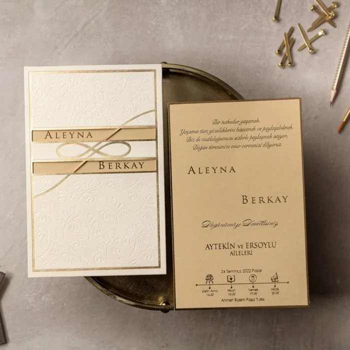 Batman Lüks Düğün Davetiyesi - 8412