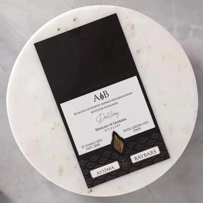 Batman Ekonomik Düğün Davetiyesi - 10662