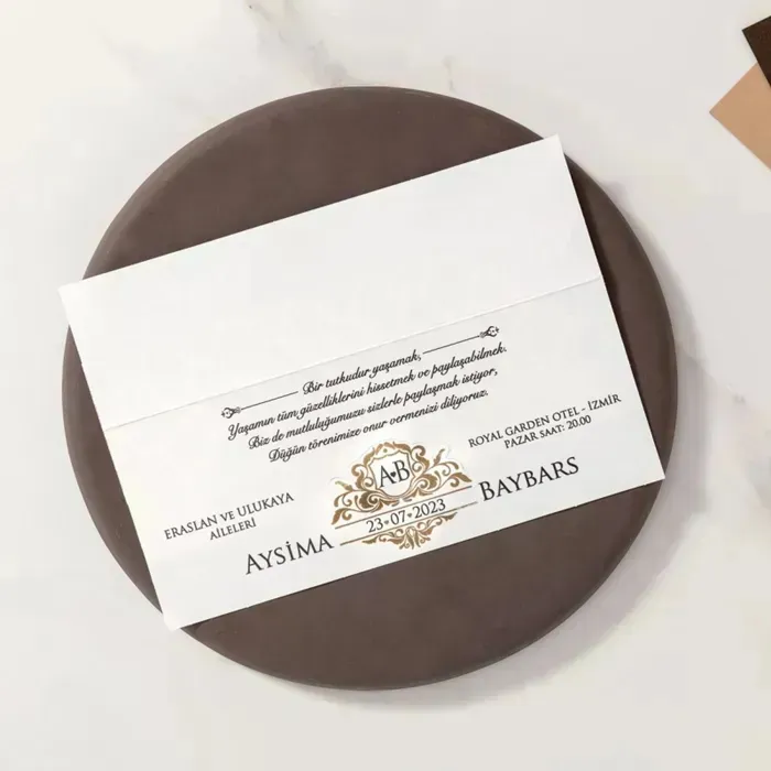 Batman Ucuz Düğün Davetiyesi - 10508