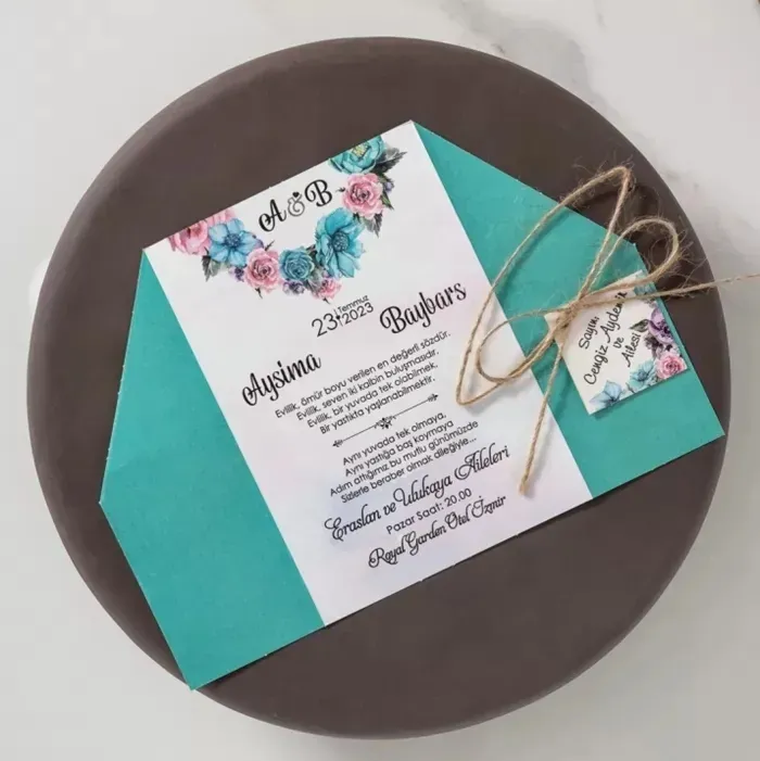 Batman Ucuz Düğün Davetiyesi - 10550